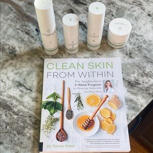 The Spa Doctor skincare set and book